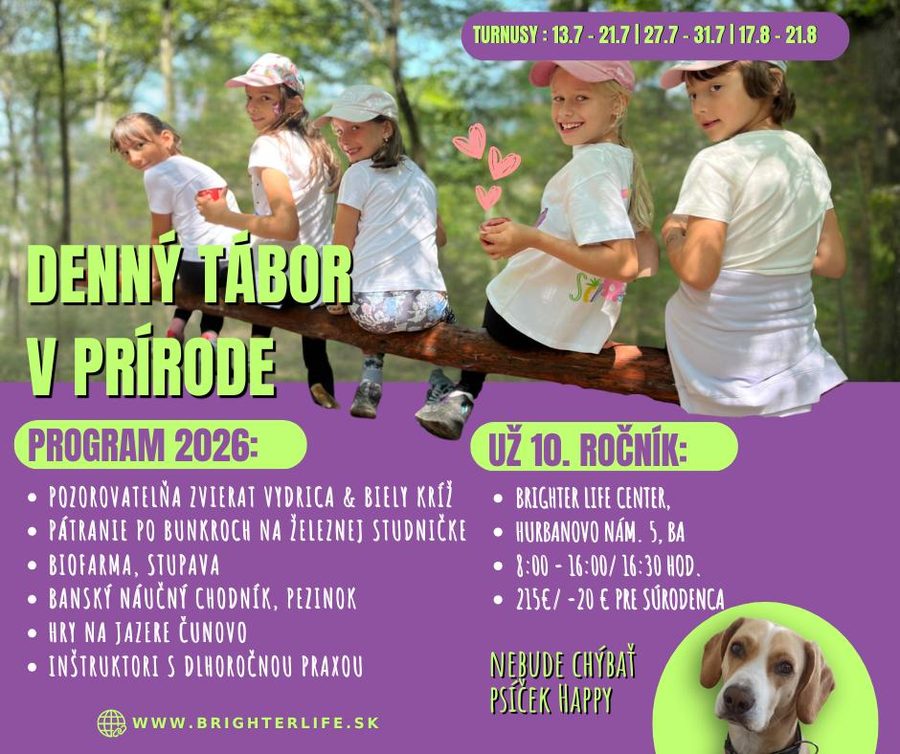 Letný tábor Brighter Life